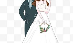 漫画婚礼图片,甜蜜瞬间，幸福定格